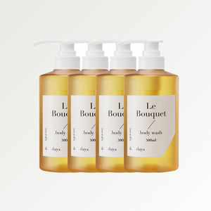 ครีมอาบน้ำสูตรธรรมชาติ Months and Days Perfume Care Body Wash Le Bouquet ขนาด 500 มล. แพ็ค 4 ชิ้น ครีมอาบน้ำที่ปรับสมดุลค่า pH - Product Image 1