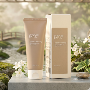 Crema Limpiadora Facial de Baba de Caracol 100ml, Limpiador Facial con Mucina de Caracol, Limpieza Profunda, Hidratante, Blanqueador, OEM, Marca Privada, Cuidado de la Piel - Product Image 2