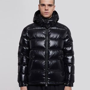 Chaqueta de Invierno para Hombre con Capucha, Ligera, Impermeable, Informal, para Exteriores, con Logotipo Personalizado, Chaqueta Cálida con Cierre para Deportes - Product Image 6