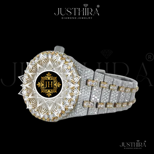 Reloj de Cuarzo con Cristal de Zafiro y Diamantes de Moissanita en Acero Inoxidable, Joyería de Moda para Mujer, Resistente al Agua 10 Bar, Regalo - Product Image 2