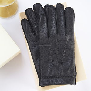 Gants de conduite en cuir avec logo personnalisé, gants de course classiques de luxe sans doigts, OEM ODM au prix d'usine - Product Image 4