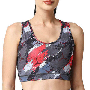 Adjustable Strap Gym Activewear <b>Women</b> Sports Bra <b>Compression</b> Running Exercise <b>Top</b> Selling <b>Women</b> Sports Bra - Product Image 1