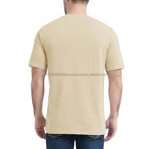 T-shirts pour hommes à manches courtes et col rond, grande taille, style streetwear, coton et polyester, couleur unie, coupe ample - Product Image 2