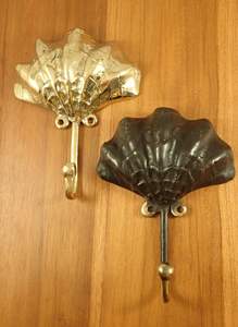 Crochets muraux en laiton doré faits à la main, classiques, élégants, modernes, personnalisés, porte-clés et crochets en laiton antique - Product Image 4