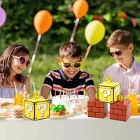 Boîte aveugle mystère Cartoon Point d'interrogation Brick Packaging Supplies for Party Games Lucky Draw Fun Prize Gift Packing Box