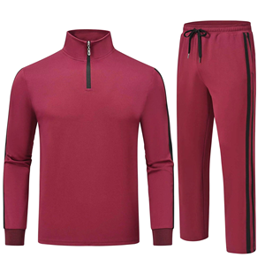 Conjunto Deportivo de Dos Piezas para Hombre, Transpirable, de Forro Polar Técnico, para Gimnasio y Fitness, 100% Poliéster, Deportivo, para Invierno, Año Nuevo 2026 - Product Image 2