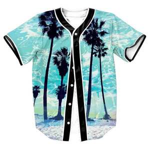 Camiseta de Béisbol para Hombre, Transpirable, Sublimada, con Estampado 3D Splash Ink, Estilo Urbano, Manga Corta, Hip Hop - Product Image 3