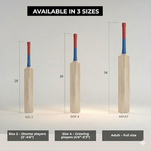 Juego de Críquet de Madera de Calidad Superior para Niños, Diseño Personalizado, Bate de Madera, Púas, Postes y Pelota - Product Image 4
