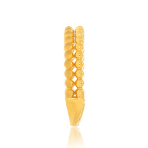 Le Nœud d'Or de la Lumière Éternelle et de la Grâce Intemporelle pour une Splendeur Quotidienne – Artisanat de Filigrane Exquis en Teinte Dorée pour Elle - Product Image 3