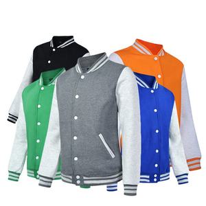 Blouson Bomber Homme Hiver Col Montant Fin Boutonné Style Baseball Streetwear Vente en Gros - Product Image 5