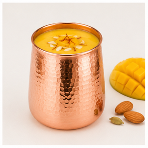 Pure <b>Copper</b> Hammered Tumbler Drinking Glass Eco-Friendly <b>Copper</b> Mug for Home & Office Luxury Drinkware for Gifting - Product Image 4