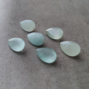 Aguamarina Natural, Corte Facetado en Forma de Pera, Gema Calibrada |   Piedras Sueltas para Joyería, Disponibles en Todos los Tamaños - Product Image 6