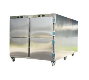 Cámara Mortuoria de Acero Inoxidable con Capacidad para Cuatro Cuerpos para Uso Hospitalario y Almacenamiento Médico - Product Image 1