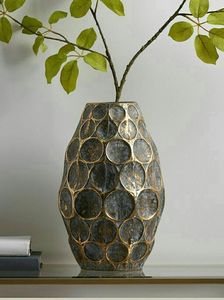 Vase à fleurs décoratif en métal de qualité supérieure, élégant centre de table pour la maison, le salon, les mariages et les arrangements floraux - Product Image 3