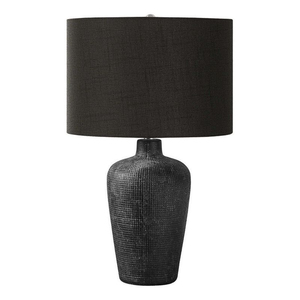 Lampes de table en verre martelé au design vintage avec abat-jour en lin blanc pour la décoration du salon à domicile, lampes de table au prix le plus bas - Product Image 2