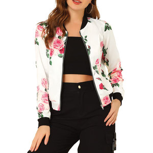 Chaquetas Varsity con Estampado para Mujer, Inspiradas en el Estilo de Vida, de Alta Calidad, Ropa Suave Premium para Looks Urbanos Contemporáneos - Product Image 1