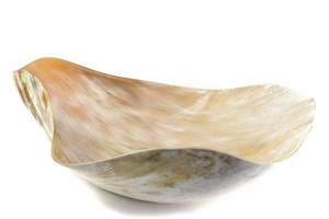 Ensemble de bols en corne de buffle Viking polis et faits à la main, gravés, écologiques, légers, pour servir des salades, style médiéval vintage - Product Image 5
