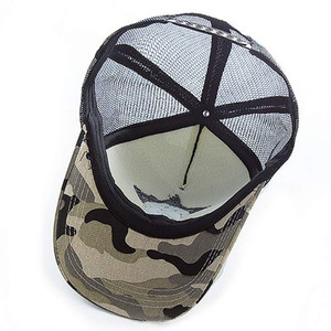 Black <b>Camo</b> Star Mesh Baseball <b>Cap</b> 7 Panel Snapback 3D Embroidery Hip Hop Button Custom Size Four Seasons Sports Outdoor - Product Image 4