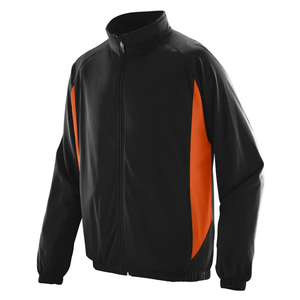 Men's Black Yellow Color Blocking <b>Racer</b> <b>Jacket</b> Windproof Zipper Closure Sporty Stand Collar Regular Fit Autumn Outerwear - Product Image 5