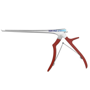 Pinza de Rongeur Ferris Smith Kerrison de 8 Pulgadas Dom Med Dynamics con Punta de 1mm, Mango Recubierto de Silicona Roja, Instrumento de Acero Inoxidable - Product Image 1