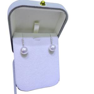 ต่างหูมุกน้ำจืดทรงหยดน้ำ จูจี้ ซานเซีย ลake ออโรร่า ขนาด 10-11 มม. รูปทรงกลมสมบูรณ์แบบ ไร้ตำหนิเกือบทั้งหมด ขายส่ง - Product Image 5