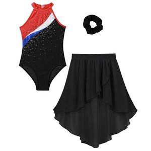 Maillot de Ballet para Niñas de 6 a 16 Años con Diadema y Falda para Práctica, Entrenamiento, Actuación en Escenario, Gimnasia y Competencia - Product Image 5
