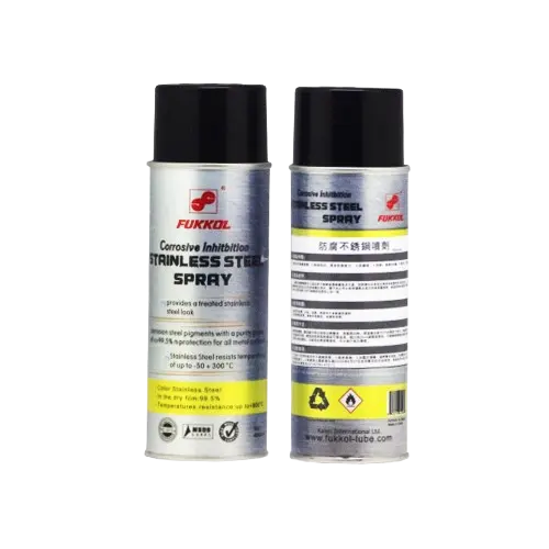 Spray de revêtement aérosol haute température et résistant à la corrosion en acier inoxydable Fukkol 58% pour les sports motorisés