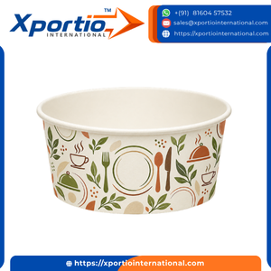 Tazón de Ensalada de Papel Kraft de 350 ml, Recipiente para Llevar Pasta, Arroz y Sopa, para Cafeterías y Restaurantes, Venta al por Mayor, Biodegradable - Product Image 4