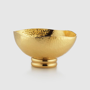 Bol de service en métal de luxe pour fruits et légumes, ustensile de cuisine, accents décoratifs de table - Product Image 4