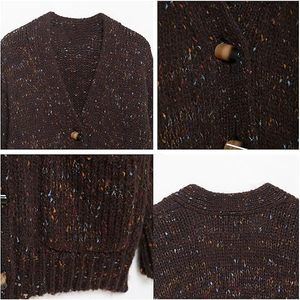 Pull en tricot surdimensionné pour femme, tissage uni, de haute qualité, design simple, pour les femmes professionnelles - Product Image 3