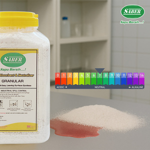 Absorbeur et neutralisant d'acides industriels 4L – Poudre neutralisante rapide pour déversements chimiques, pour le nettoyage de liquides dangereux, OEM Bul - Product Image 2