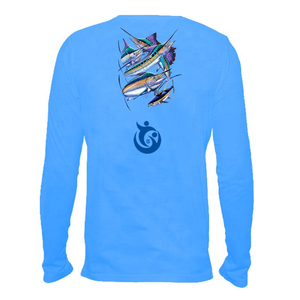 OEM Long Sleeve UPF 50 Sun Protection Printed Solid <b>Fish</b> Hunting <b>T</b>-<b>shirt</b> Custom Logo Breathable Quick Dry Fishing Jersey - Product Image 1