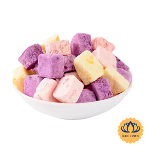 [BEST PRICE] Gouttes de yaourt aux fraises lyophilisées Blue Lotus IQF, faible teneur en sucre, vente en gros, cadeau pour l'événement du Nouvel An, Vietnam - Product Image 1