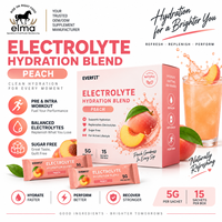 Poudre d'électrolytes alimentaires Elma 1KG Sans sucre ajouté 50 portions Formule d'hydratation et de réapprovisionnement en minéraux Sans OGM Électrolytes