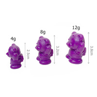96 Piezas de Ositos de Plástico de 4g/8g/12g con Caja de Almacenamiento, Juguetes Matemáticos PLOMA para Niños Pequeños, para Aprender a Manipular y Crear Patrones