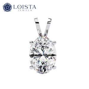 Precio de Fábrica al por Mayor, Lujosos Colgantes de Diamantes de Laboratorio con Corte de Pera, Joyería de 14K y 18K, Collar con Colgante de Pera para Boda, Regalo para Mujer - Product Image 1
