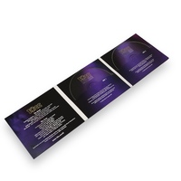 Cetak Dompet Kardus CD 2 Disk Kustom dengan Dua Slot, Kotak Kertas