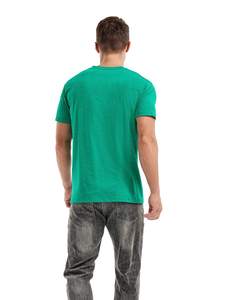 100% Cotton Men T Shirts Custom <b>Logo</b> Breathable Men T Shirts Solid Knitted Sporty T-Shirts Loose 100% Cotton Men's T-Shirts - Product Image 4
