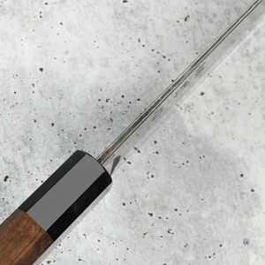 Cuchillo de Cocina Moderno Hecho a Mano, Hoja de Acero al Carbono de 6 Pulgadas, Mango de Madera Ambidiestro, 3.0 mm de Grosor, Extra Afilado y Forjado - Product Image 3