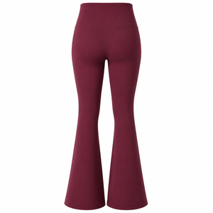 Women High Quality <b>Flare</b> Yoga Pants Black Fitness Wear Gym <b>Leggings</b> Super Soft Elastic Yoga Pants With Pocket - Product Image 2