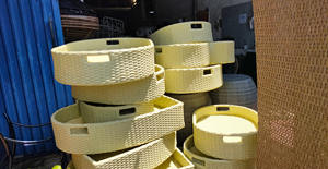 สินค้าขายดีจาก 99GD เวียดนาม : ถาดหวายธรรมชาติทำมือสำหรับเสิร์ฟในสระว่ายน้ำ ตกแต่งสปา และสำหรับผู้ซื้อขายส่ง - Product Image 2