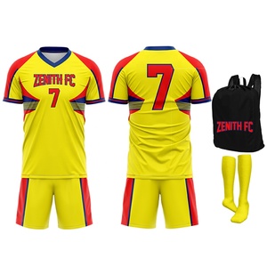 Nuevos Uniformes de Fútbol Transpirables y Elásticos con Estampado Digital de Manga Corta para Hombre, Colores Personalizados, Precio de Fábrica, OEM para Equipos - Product Image 4