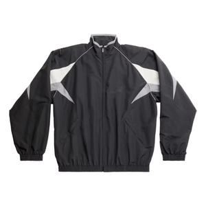Ensemble de survêtement coupe-vent pour homme en coton et élasthanne avec logo personnalisé, vêtements de sport coupe-vent, survêtement décontracté uni pour homme - Product Image 6