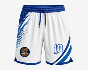 Pantalones Cortos Deportivos Unisex de Talla Grande, Transpirables, de Secado Rápido, Ligeros, con Cintura Elástica, Personalizables - Product Image 1