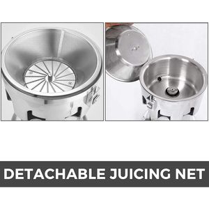 Commercial Heavy-Duty Juicer Stainless Steel Constructed Centrifugal <b>Juice</b> <b>Extractor</b> Aluminum Casting New Condition - Product Image 4