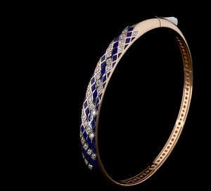 Luxury Rhodium Plated IGI Certified Lab Grown Diamond <b>Bangle</b> <b>Bracelet</b> Twisted Pave Crystal Engagement Wedding Party Gift - Product Image 5