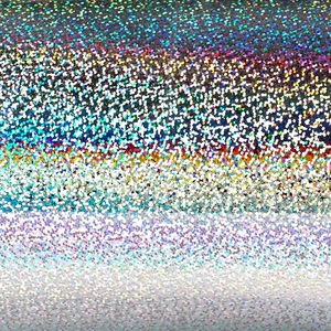 Rollo de Película Brillante Holográfica al por Mayor, Acabado Arcoíris Plateado, Lámina Reflectante de PET para Manualidades, Pegatinas, Envoltura de Regalos y Decoración - Product Image 4
