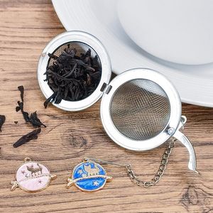 2pcs 2.1 Inch Stainless Steel Mesh <b>Tea</b> <b>Infuser</b> Cute Planet Cat Pendants <b>Tea</b> Ball <b>Tea</b> Strainer <b>Tea</b> Diffuser <b>Tea</b> Steeper for <b>Tea</b> - Product Image 3