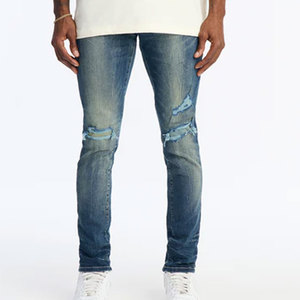 Pantalones Vaqueros para Hombre Lavados, Precio Competitivo, Venta al por Mayor, Pantalones Vaqueros Clásicos de Moda, Transpirables, Tallas Grandes - Product Image 1