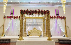 FRP Mandap Decor for Weddings Durable and Elegant Wedding <b>Decorations</b> - Product Image 6